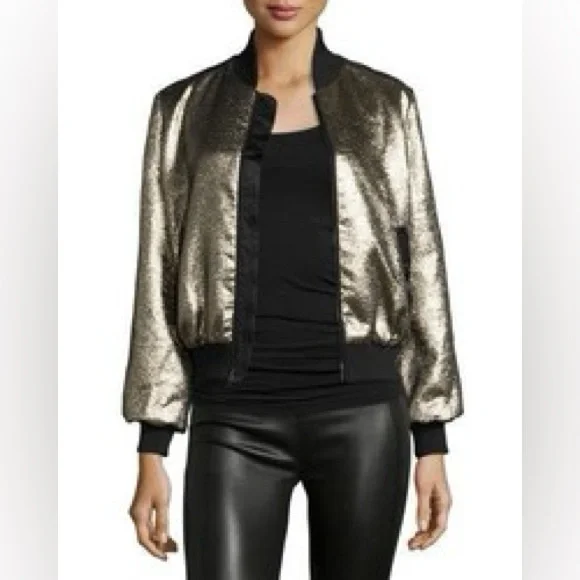 ❤️Cinq a Sept Gold Jacket❤️ - Picture 2 of 2